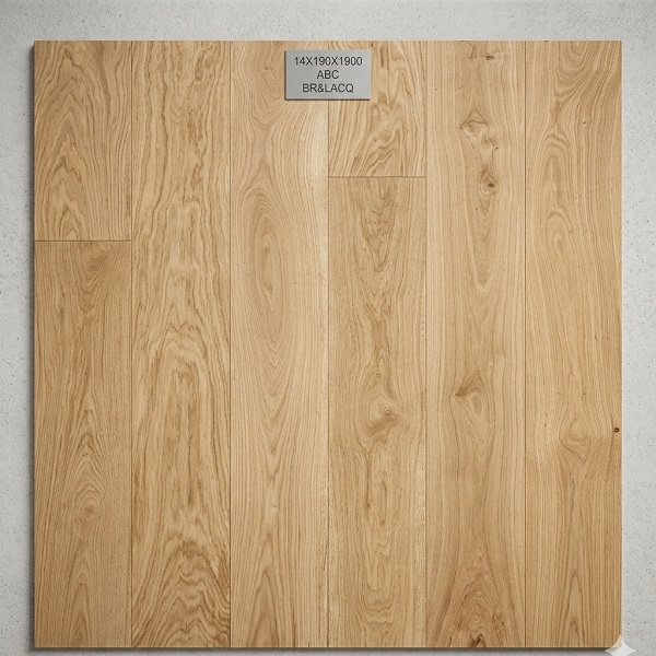 Προγυαλισμένο μονοσάνιδο - Δρυς ABC - βούρτσα/βερνίκι