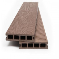 WPC Deck δαπέδου με νερά ξύλου - ανοιχτό καφέ 25/146mm